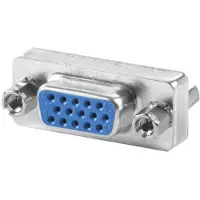 Weidmuller FrontCom connecteur VGA IE-FCI-HD15-FF, Câble + prise électronique, Bleu, Gris