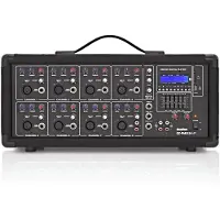 SubZero SZ-PMIX8 8 Channel Powered Mixer with Digital Media Player