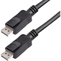 StarTech.com Displayport With Latches 3 M Cable Noir
