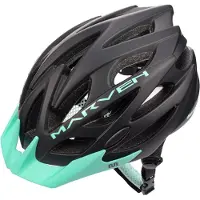 Meteor Marven I casque de vélo homme femme enfant MTB rollerhelm M 55-58 cm noir/bleu