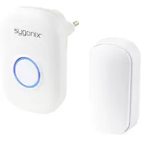 Sygonix SY-5225388 Kit complet de sonnette sans fil sans pile, avec flash (Funk)