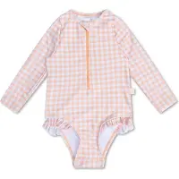 Swim Essentials Filles, Maillot de bain, Maillot de bain fille 86/92 abricot, Orange, (92)