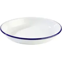 Aps Assiette "ENAMELWARE, Assiettes, Blanc