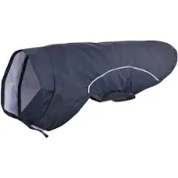 vidaXL Imperméable pour chiens avec bandes réfléchissantes polyester bleu marine M