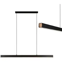 Toolight Lampe Suspendue APP1447-CP 80cm Black