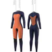 Mystic Combinaison En Néoprène à Manches Longues Et Fermeture éclair Dans Le Dos Pour Femme Star 5/3 Mm