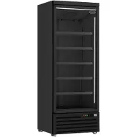 CombiSteel Réfrigérateur à boissons professionnel JDE-600R BL - avec porte chauffante, 600 litres, noir