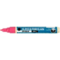 Creativ Company CC Crayon en verre et porcelaine rose opaque