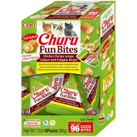 Inaba Ciao Churu Fun Bites poulet avec potiron pour chat