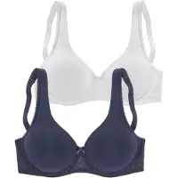 Nuance Soutien-gorge bleu marine / blanc