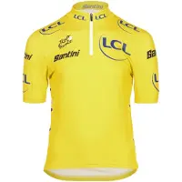Santini Tour De France Gpm Leader Short Sleeve Jersey Jaune 7 Years Enfants