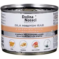 Dolina Noteci Premium - Faisan, potiron et pâtes pour chiens adultes de petites races - 185g
