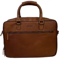 Dstrct Preston Park Laptoptas Werktas 17 inch Cognac (17"), Sac pour notebook, Marron