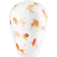 Gilde Vase bauchig Neon (1x)