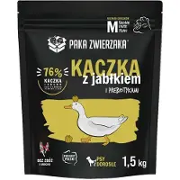 Paka Zwierzaka 1,5 kg - Nourriture sèche aux canards avec des pommes