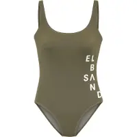 Elbsand Maillot de bain olive / blanc
