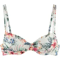 LASCANA Hauts de bikini crème / bleu / vert foncé / orange foncé / blanc