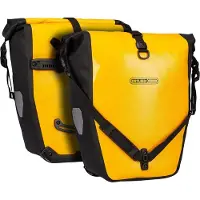 Ortlieb - Sacoches de vélo 2 x 20L pour roue arrière - Back-Roller Classic QL2.1 40L Sunyellow/Black - Noir