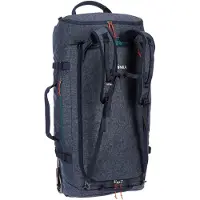 Tatonka Sac de voyage 'Duffle Roller 105' bleu chiné / orange / blanc