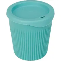 Sea to Summit - Tasse de camping/bivouac avec couvercle - Passage Cup Blue pour Femme en Silicone - Bleu