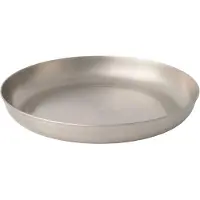 Sea to Summit - Assiette de camping - Detour Stainless Steel Plate Green en Silicone - Gris