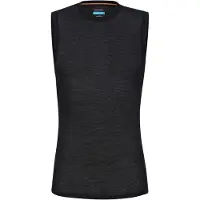Icebreaker Merino Blend 75 Cool-lite Featherlight Sleeveless Base Layer Noir L Homme