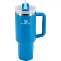 Stanley Quencher H2.O FlowState Tumbler gobelet en acier inoxydable avec paille grand format Azure 1180 ml