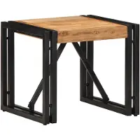 vidaXL Table basse 40x40x35 cm en bois massif d'acacia