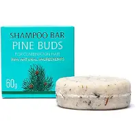 Phoenix Barre de shampoing naturelle aux bourgeons de pin - lot de 3 pièces - 60 g
