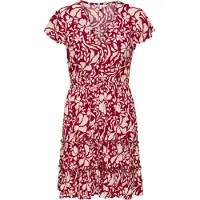 ONLY Robe-chemise 'ONLClaudette' beige / merlot