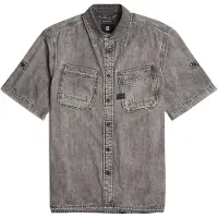 G-Star Chemise Slanted Double Pocket Regular - Gris - Hommes
