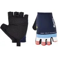 Santini Mj Mont Ventoux Short Gloves Multicolore M