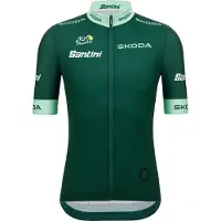 Santini Tour De France Green 2025 Short Sleeve Jersey Vert M Homme