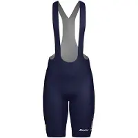 Santini Tdf Arrivée Arc De Triomphe 2025 Bib Shorts Bleu S Homme
