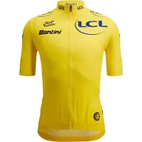 Santini Tour De France Yellow 2025 Short Sleeve Jersey Jaune S Homme