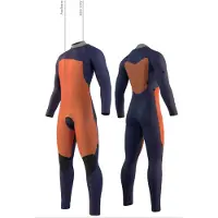 Mystic Star 5/3 Mm Long Sleeve Chest Zip Neoprene Suit Noir XL Homme