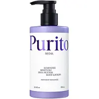 Purito Luminous Humidit Shea Butter Body Lotion Sheon Butter doux sur la peau hydratante Hydrating Skin Pump Pump Bottle K-Bauty 300 ml / 10.14