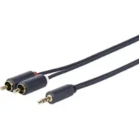 VivoLink - Promjrca7 7m 3.5mm 2 X Rca Black Audio Cable - Câbles Audio (3.5mm, Male, 2 X Rca, Male, Right, Right)