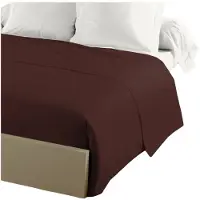 Lovely Home Bettlaken - - LH71589 - 240 x 300 cm - Braun