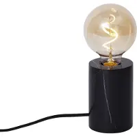 QAZQA Lampe de table moderne marbre noir - Marissa