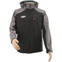 AWTOOLS Hommes, Vestes d'extérieur, Veste Softshell Sweatshirt T4/ Gris-Noir/ M (M), Noir, Gris, M