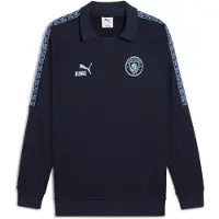 Puma Sweat de sport 'Manchester City King' bleu marine / blanc