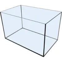 Merkloos Aquarium sans marque avec kit noir