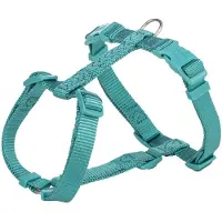 Trixie Hondentuig Premium H-Tuig Aqua Blauw - 60-87X2,5 cm (L, Chien, Général)