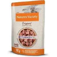 Nature´s Variety Feline Adult Original Turkey 12x70g Cat Food Doré 12x70g