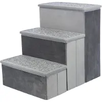 Trixie Staircase With Storage Space Argenté 34 x 45 x 50 cm