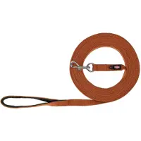 Trixie Hondenriem Sleeplijn Katoen Roest Bruin - 15 Mtr X 2 Cm (M, Chien, Sport canin)