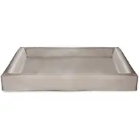 Bia Bed Housse de panier pour chien en simili cuir Taupe