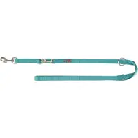 Trixie Hondenriem Premium Verstelbaar Aqua Blauw - 200X2 Cm (L, M, Chien, Promenade)