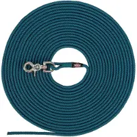 Trixie Laisse à pister Trigger-Snap-Hook S-M, 15 m, pétrole (Chien, Général)